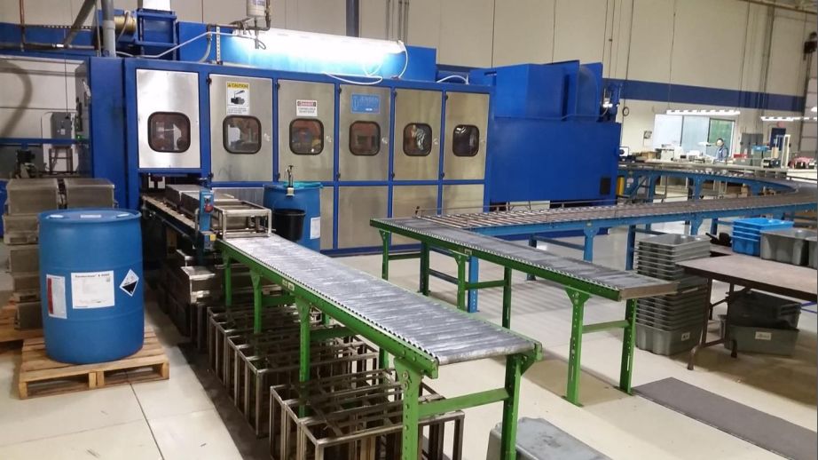 Jenfab 5-Stage VAR Conveyor Parts Washer, Machine ID: 6669